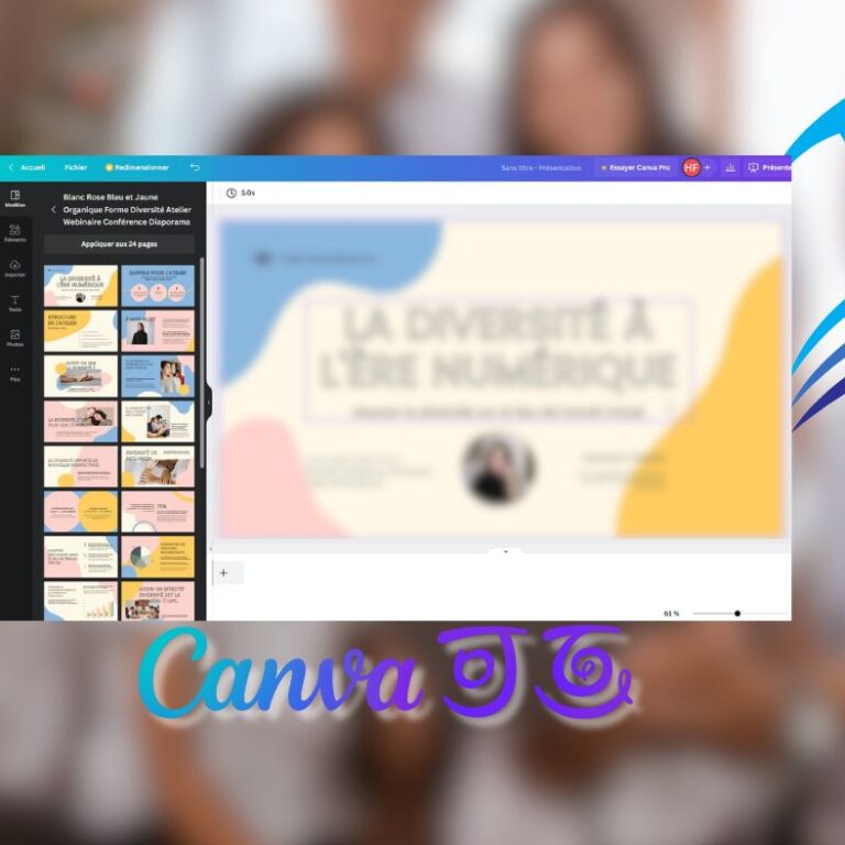 Comment lancer une présentation sur Canva