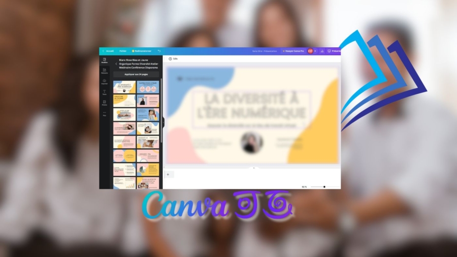 Comment lancer une présentation sur Canva